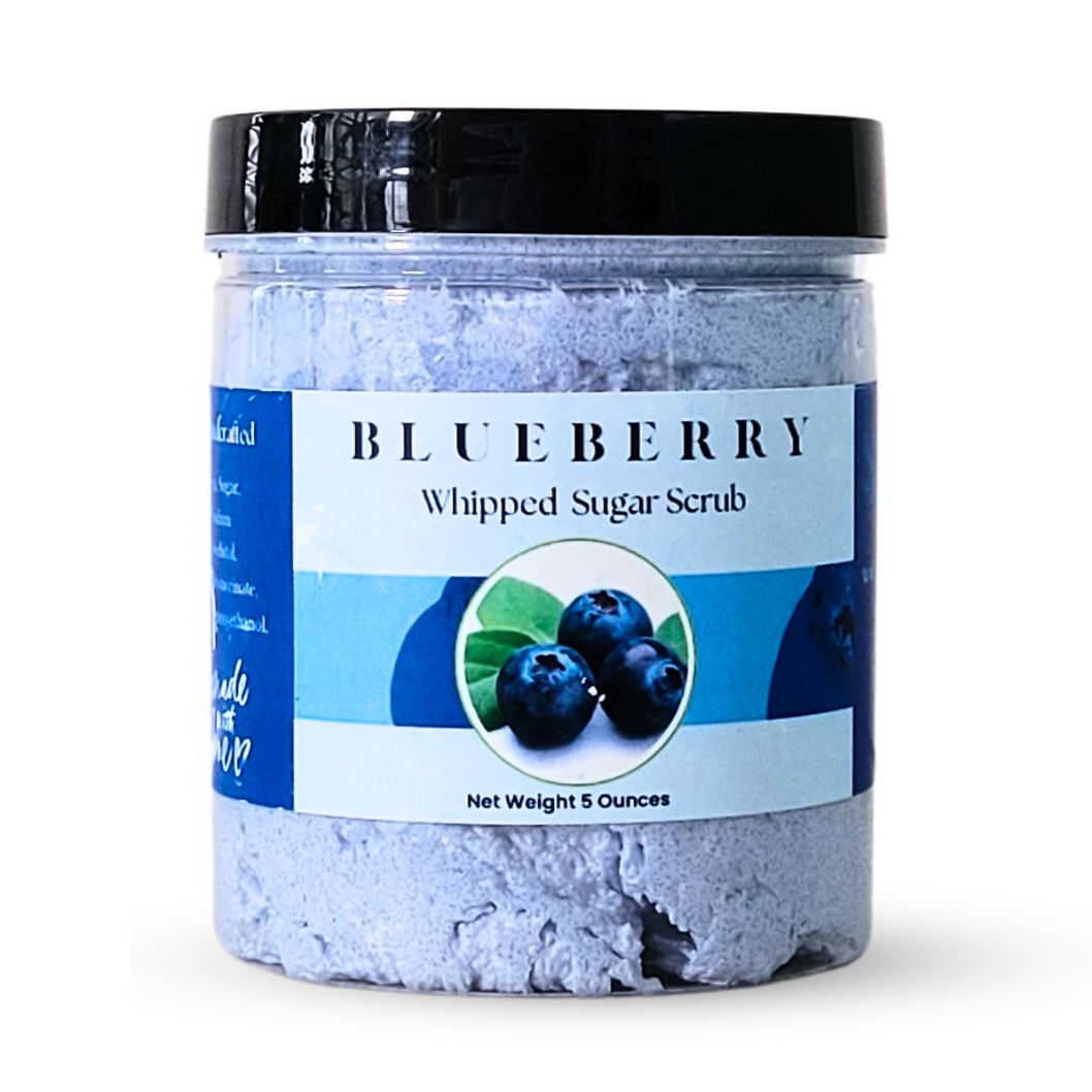 Luxurious Blueberry Sugar Exfoliating Scrub for Soft Skin