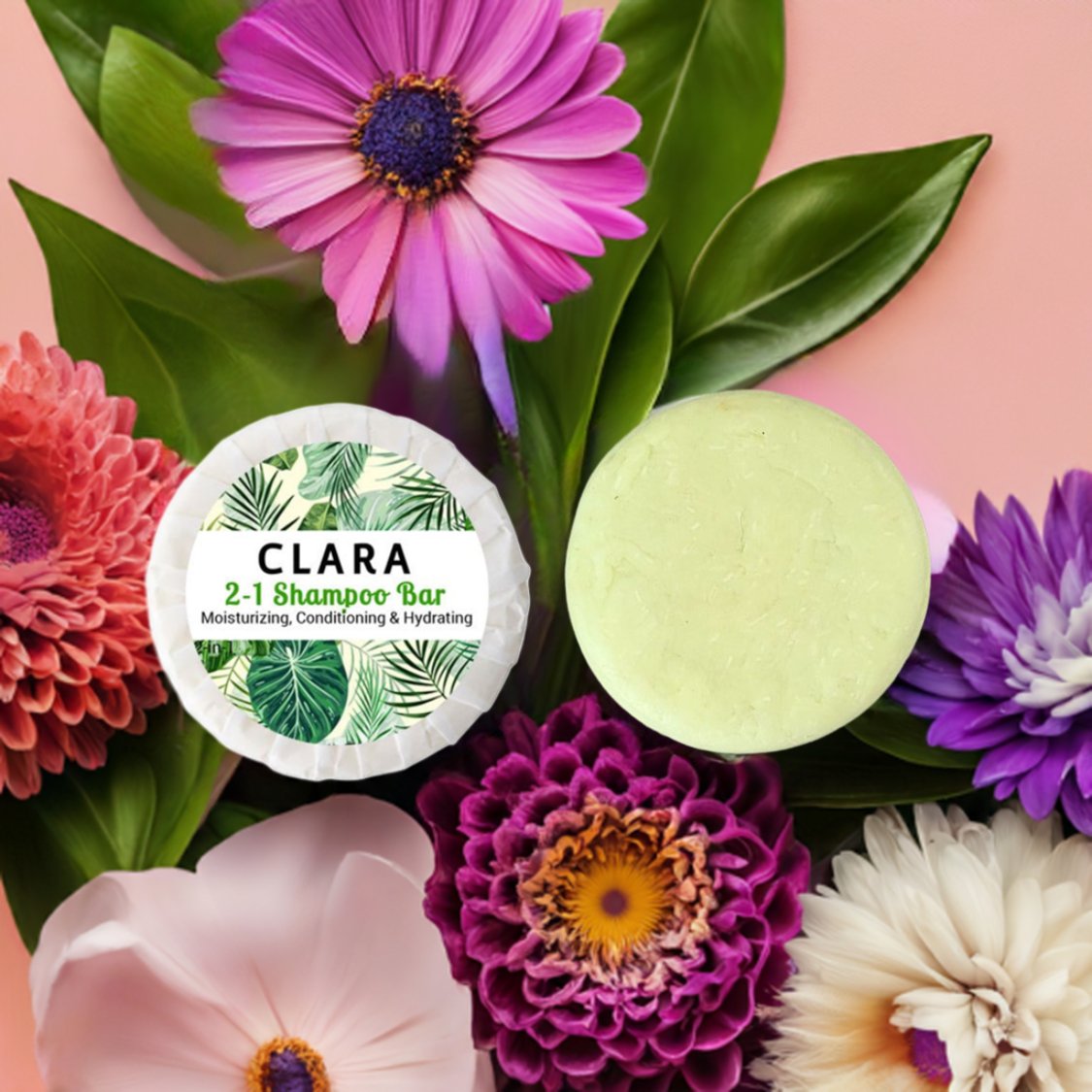 Clara 2 - 1 Shampoo Bar | Moisturizing, Conditioning & Hydrating - Nature Skin Shop