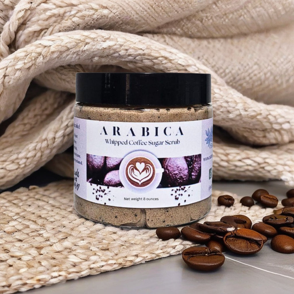 Aromatic Arabica Coffee Whipped Sugar Scrub 8 oz