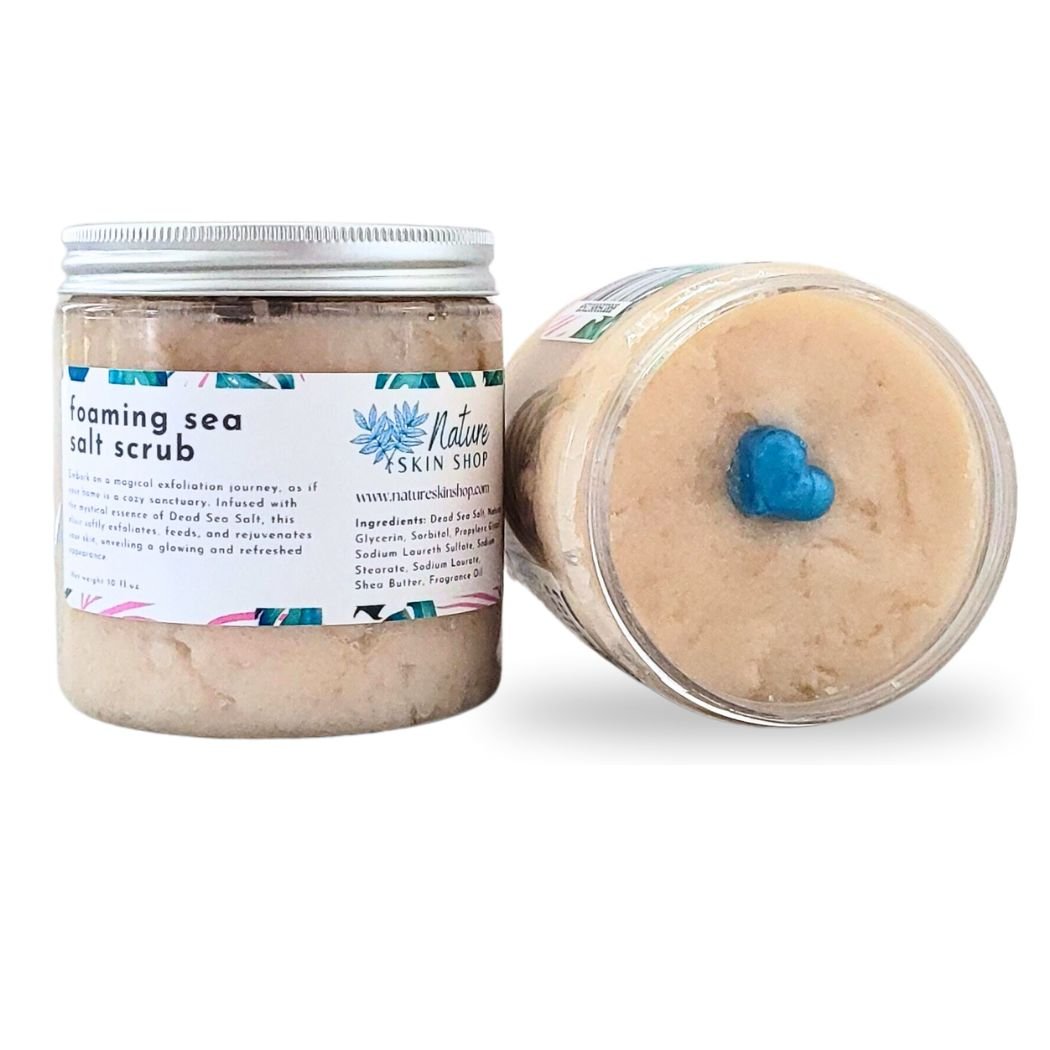 Foaming Dead Sea Salt Scrub - Nature Skin Shop