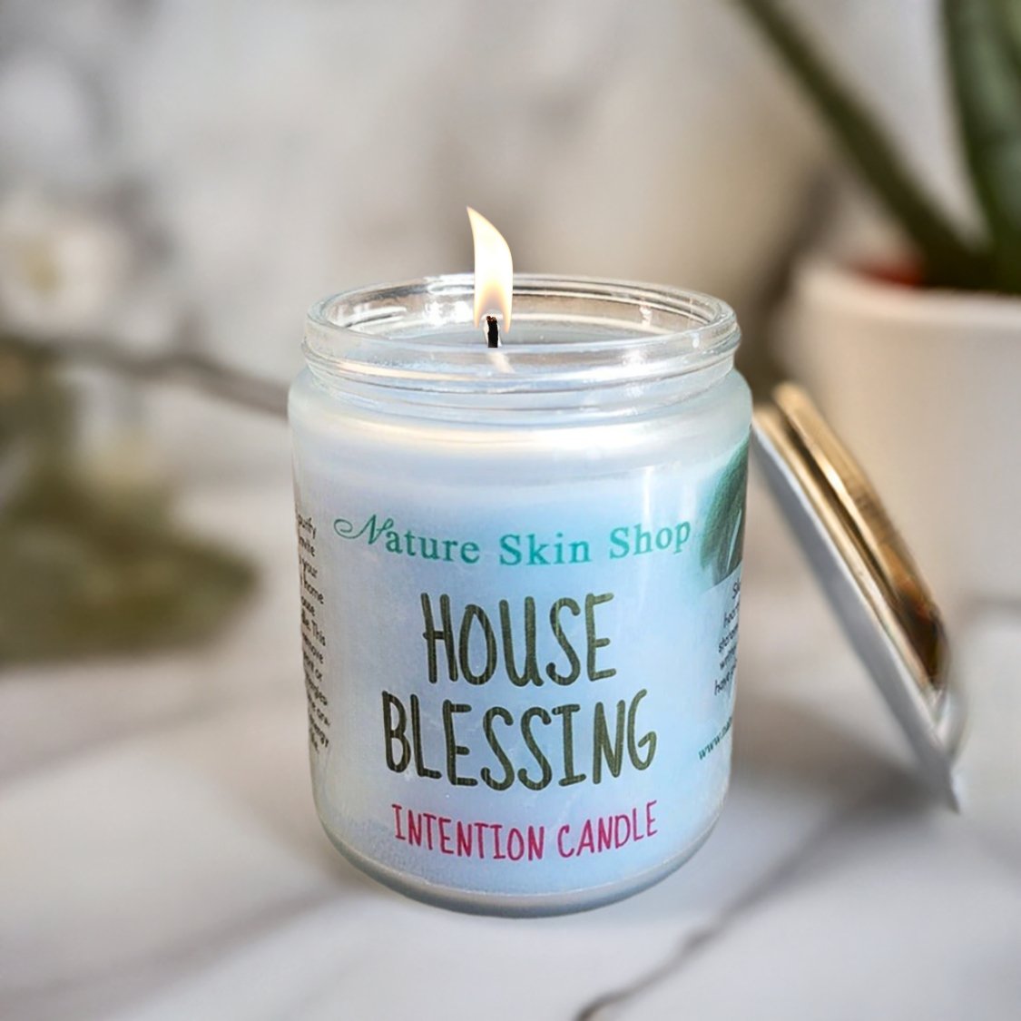 House Blessing Intention Artisan Soy Candle - Nature Skin Shop