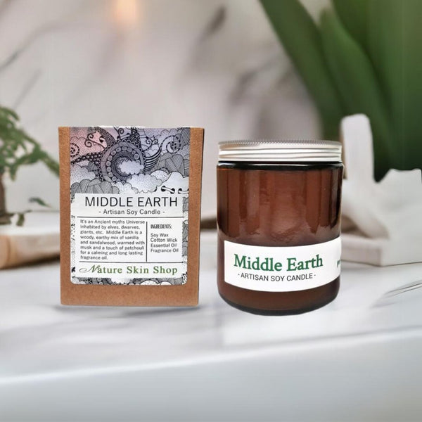 Middle Earth Artisan Soy Candle - Nature Skin Shop