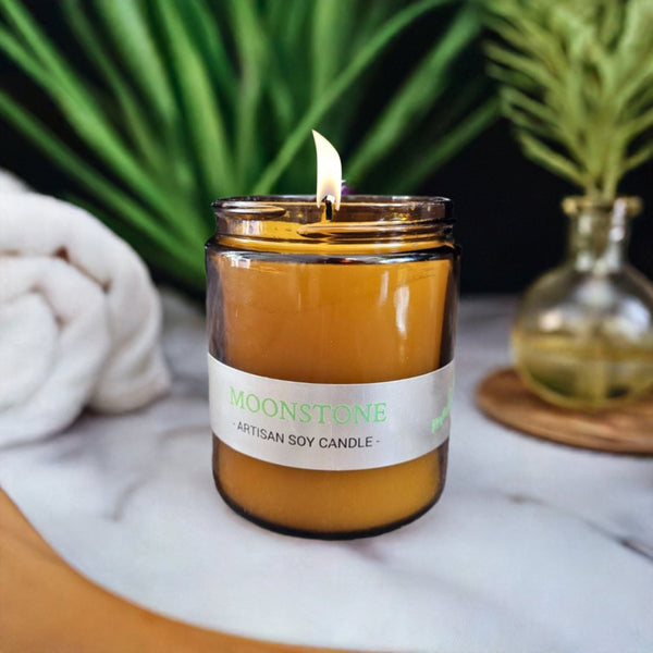 Moonstone Artisan Soy Candle - Nature Skin Shop