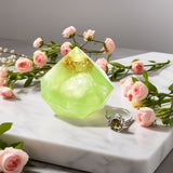 Peridot Gem Soap with Hidden Silver Ring