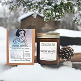 Snow White Wood Wick Soy Candle - Nature Skin Shop