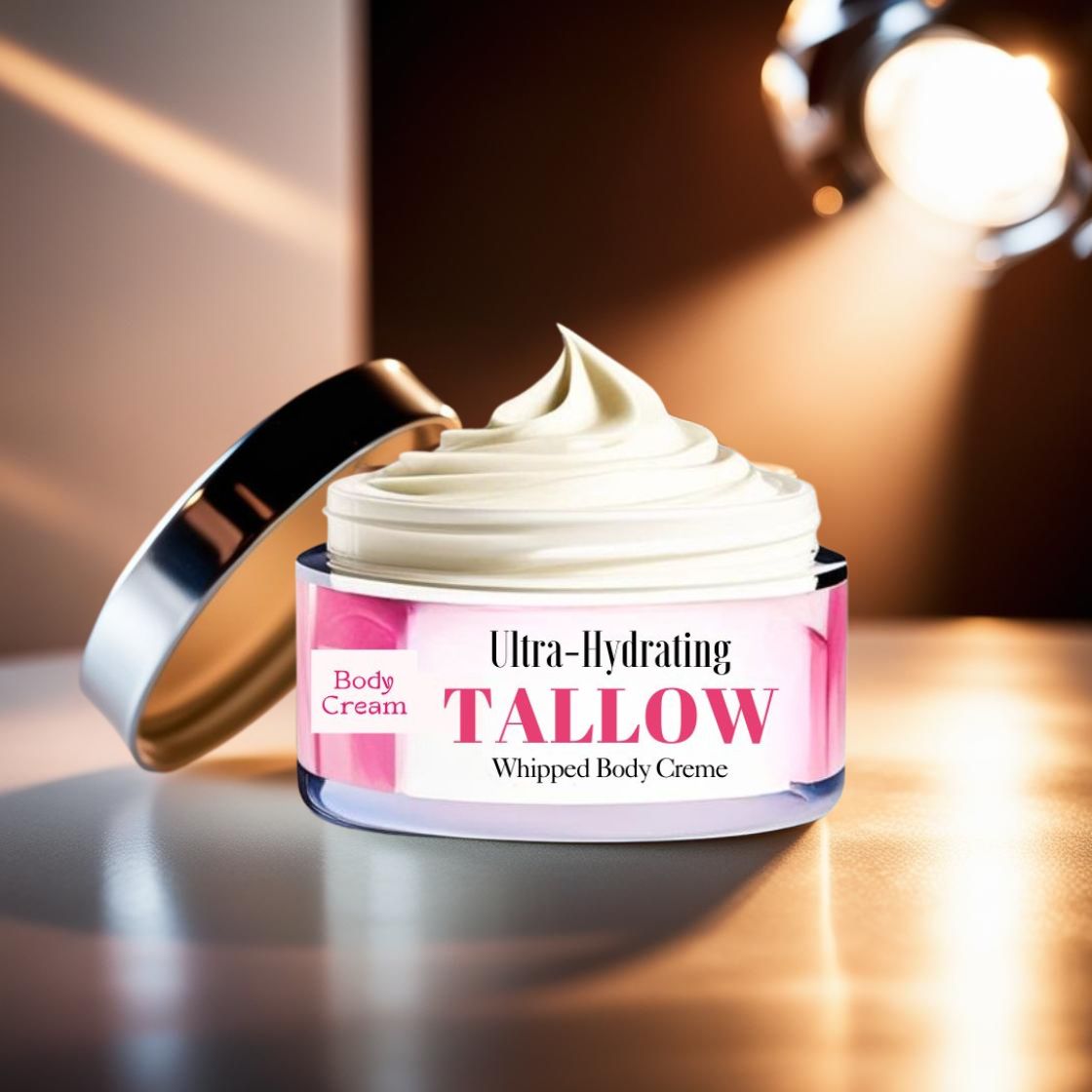 Ultra Hydrating Grass-Fed Tallow Whipped Body Cream