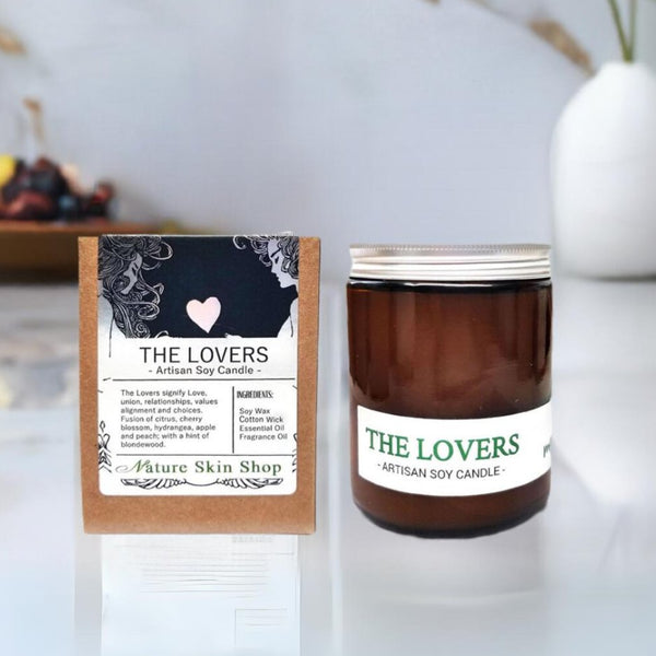 The Lovers Artisan Soy Candle - Nature Skin Shop